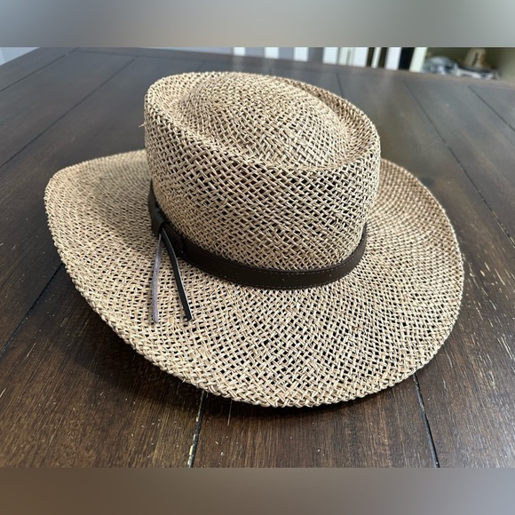 Stetson Gambler Straw Cowboy Wheat Hat - Picture 11 of 12